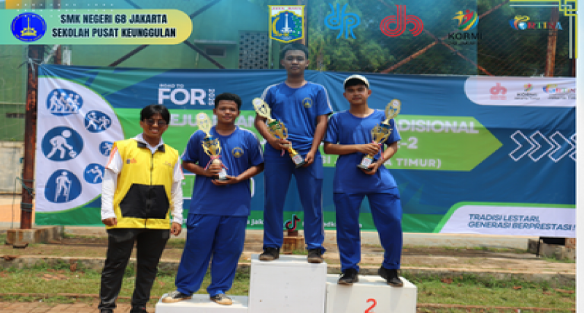 SMK Negeri 68 Jakarta Borong Juara di Festival Olahraga Rakyat (FOR) DKI Jakarta 2025