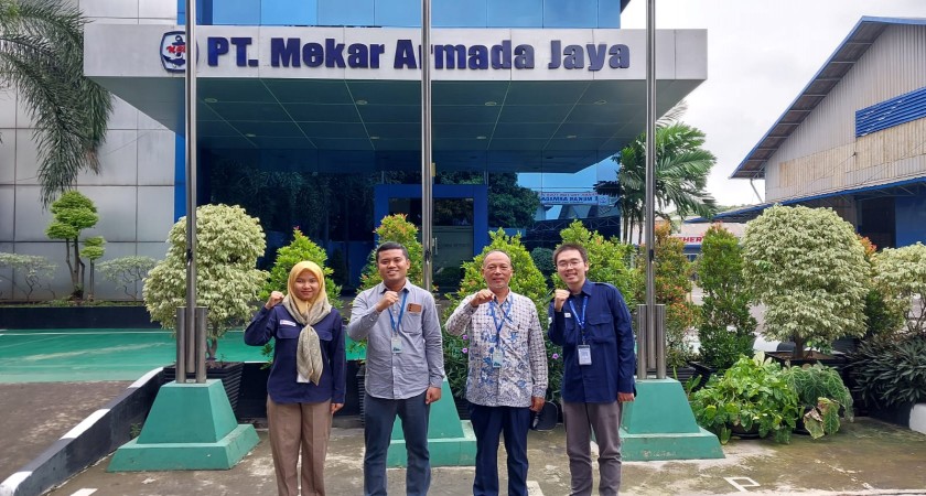Pengantaran Siswa Magang di PT Mekar Armada Jaya.