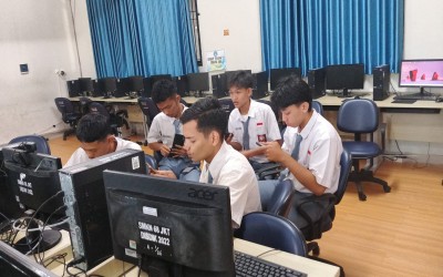 Pembekalan PKL ke PT Panasonic di LAB.SMKN 68 jkt.