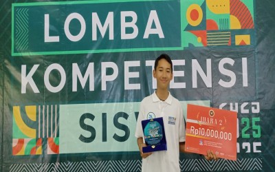 SISWA SMKN 68 JAKARTA  MENDAPATKAN JUARA II TINGKAT NASIONAL LKS ROBOT WELDING