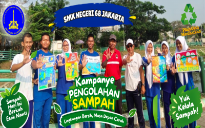 Sinergi SMKN 68 Jakarta dan Warga Ciptakan Lingkungan Bebas Sampah